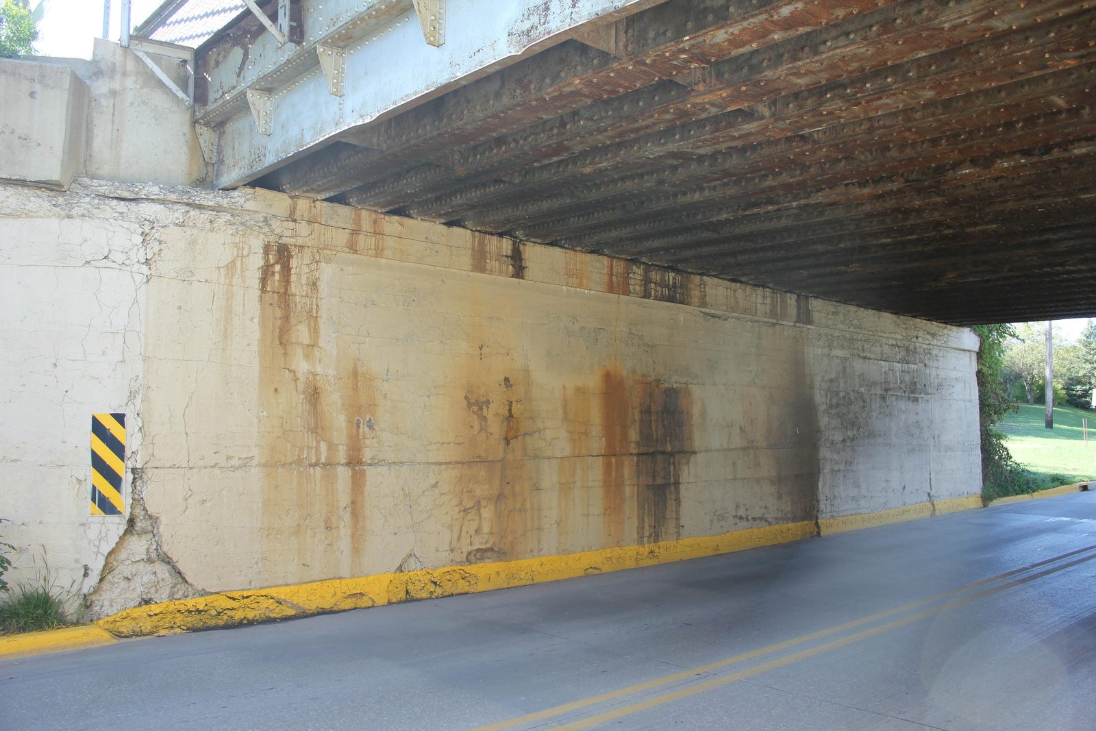 West abutment